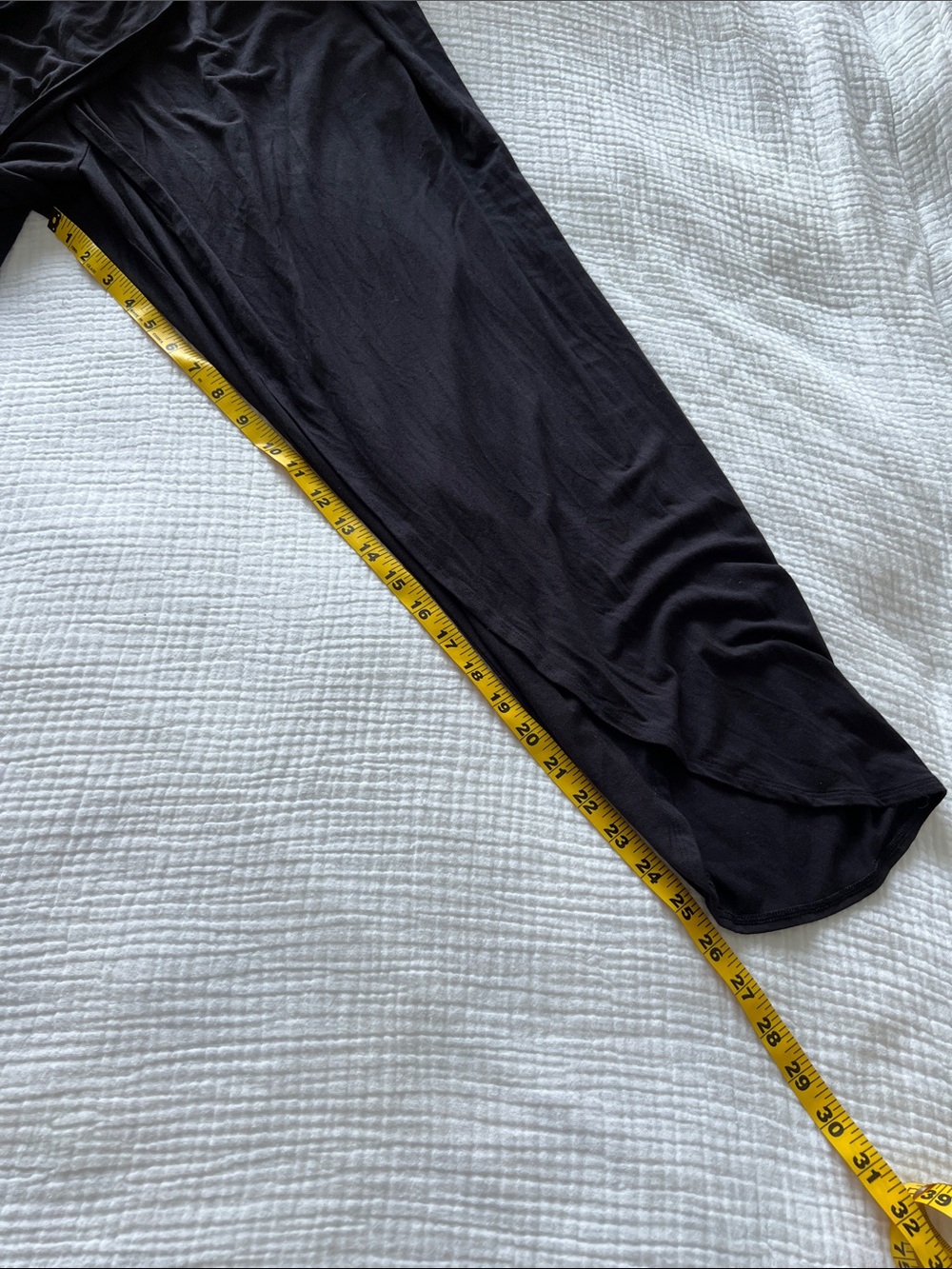 NWOT • Athleta Release Pant in Black (Tulip-Style Wrap Wide Leg Crop) • Large - Picture 10 of 11